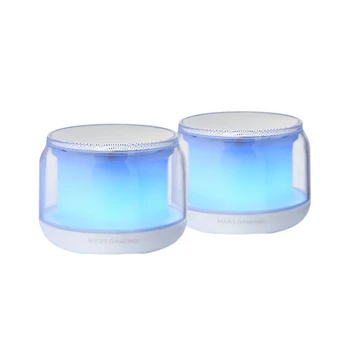 Mars Gaming MSAURAW USB DSP Stereo PC Speaker 15W / RGB / Bluetooth 5.3