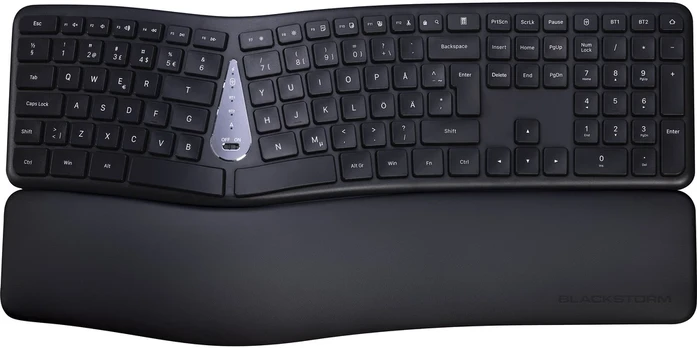 Klaviatūra Blackstorm E1 ergonominen näppäimistö