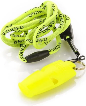Švilpukas Fox40 Micro Safety, geltonas