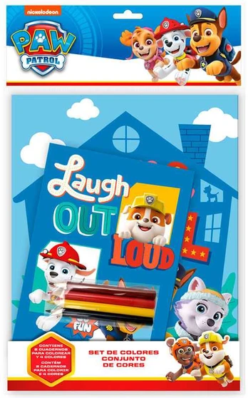 Kids Licensing Paw Patrol coloring set + notebook