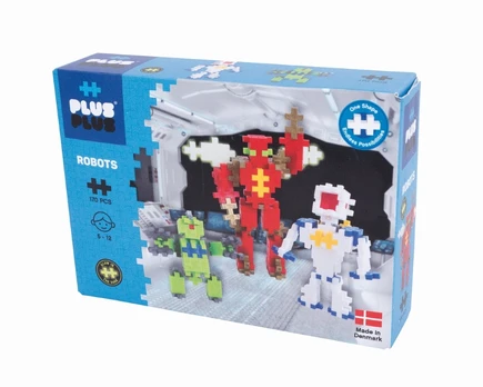 Konstruktorius PLUS PLUS, Robotai, Mini neoninės 170