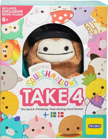 Dėklas Peliko Original Squishmallows Take 4 korttipeli