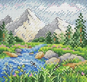 Cross-stitch kit "Mountain majesty" SM-640