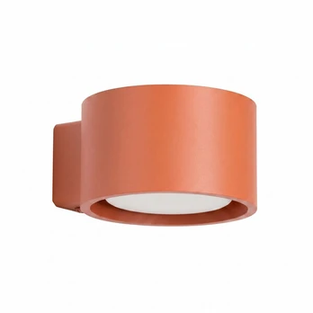 Sollux Lighting sieninis šviestuvas Modo GX53, raudonas