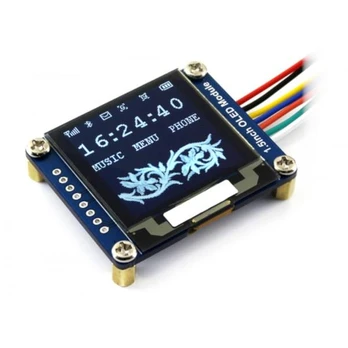 Waveshare 13992 OLED SPI/I2C ekranas 1.5' 128x128px - baltas