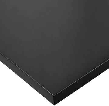 Spacetronik Blat biurka 120x75x2.5 cm Juodas