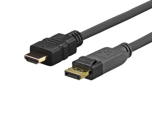 Kabelis Vivolink Pro Displayport, HDMI, 0.5 m, juoda