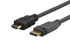 Kabelis Vivolink Pro Displayport, HDMI, 0.5 m, juoda kaina