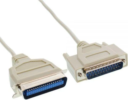 InLine DB-25 – Centronics 36 kontaktų, 5m, Pilka (11435)