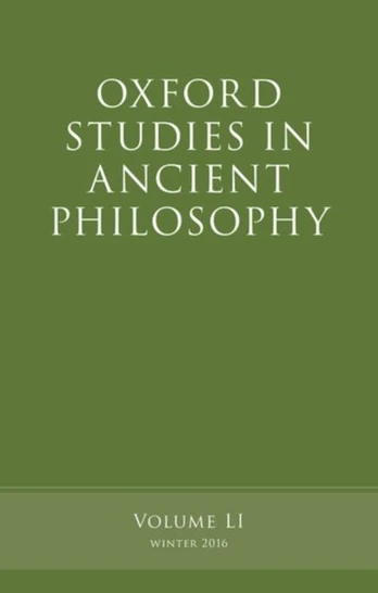 Oxford Studies in Ancient Philosophy, Volume 51