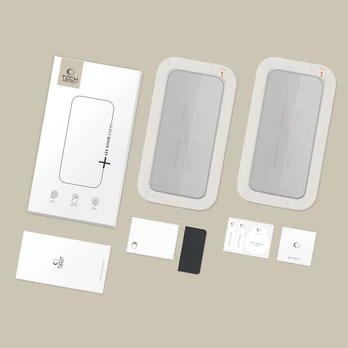 (Privacy) Apsauginis grūdintas stiklas Apple iPhone 12 / 12 Pro telefonui "Tech-Protect Quick Set+ 2-Pack"