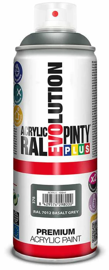 Purškiami dažai Pintyplus Evolution RAL 7012 Basalt pilkas 400 ml