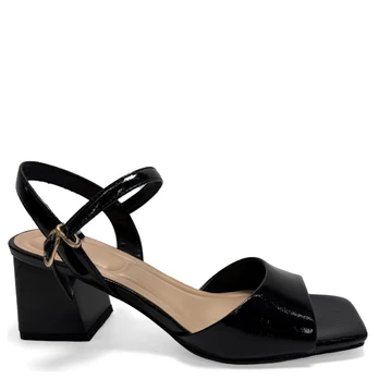 Basutės moterims, Juoda, Sandals
