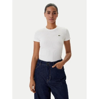 Lacoste Marškinėliai TF5538 Balta Regular Fit