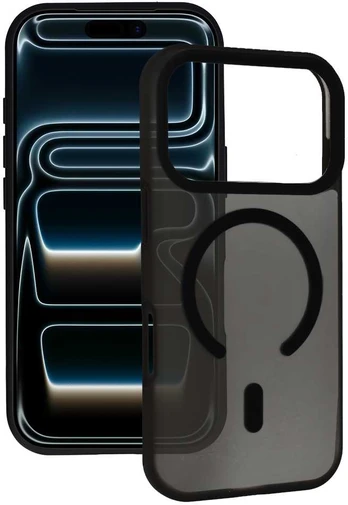Tel Protect Mist Matte Magsafe dėklas skirtas Apple iPhone 16 Pro Max juodos spalvos