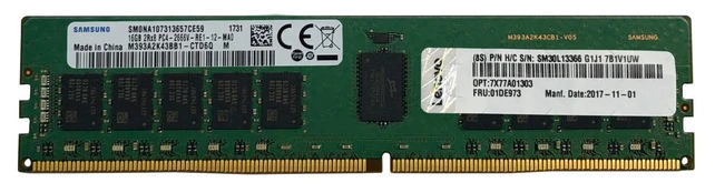 THINKSYSTEM 16GB TRUDDR4 3200 MHZ (2RX8, 1.2V) ECC UDIMM | 4X77A77495
