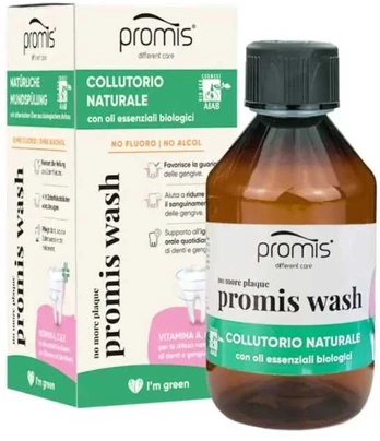 Promis Wash natūralus burnos skalavimo skystis, 250 ml.
