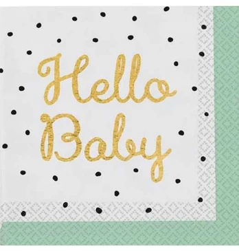 Usorteret Hello Baby servietter