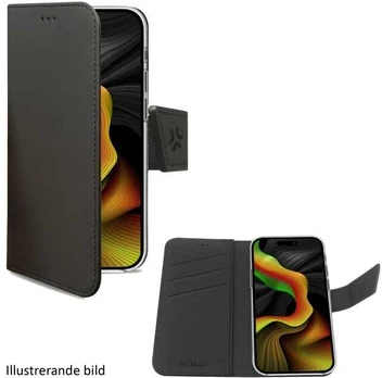 Dėklas Celly Wally Wallet Case iPhone 16 Pro Max Svart