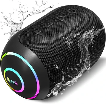 RIENOK nešiojamasis Bluetooth garsiakalbis 15 W, IPX7, Bluetooth 5.3, Rienok S4