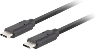 LANBERG Cable USB-C M/M 3.2 Gen2 0.5m PD | CA-CMCM-32CU-0005-BK