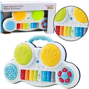 Lean Toys Interaktyvus muzikos žaislas „Pianinas su būgnais“ kaina