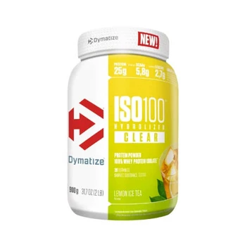 DYMATIZE ISO 100 Hydrolyzed Clear Whey Protein - 512g Persikai