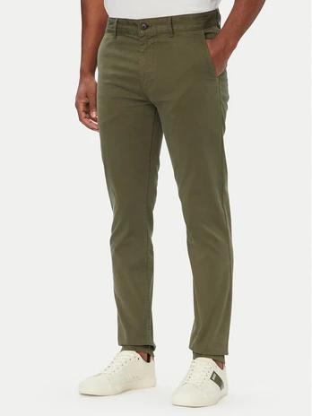 BOSS Chinos kelnes Chino_slim 50510933 Žalia Regular Fit