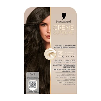 SCHWARZKOPF CREME SUPREME plaukų dažai, 182 ml