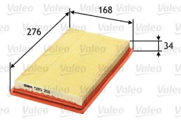 Oro filtras VALEO 585251 kaina