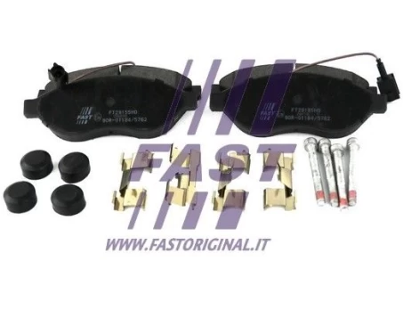 Stabdžių trinkelių rinkinys, diskinis stabdys FAST FT29155HD