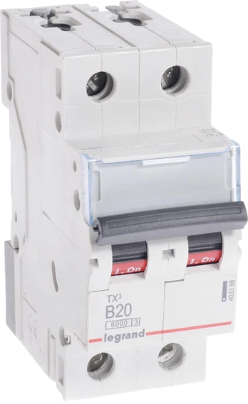 Legrand Jungiklis S302 B20 TX3 20A 6kA 403388