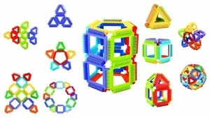 Kaladėlės ASKATO Educational Building Blocks, 32 vnt. kaina