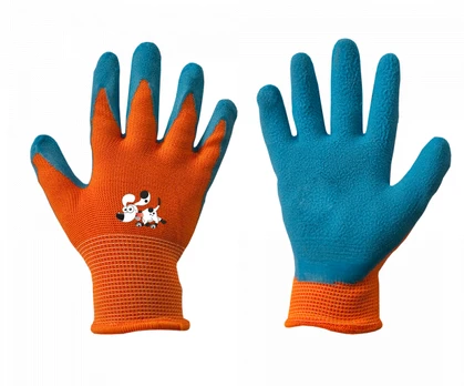 Apsauginės darbo pirštinės Bradas ORANGE, 6 dydis, 6 vnt.
