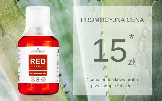 Orthosept ORTHOSEPT Raudonas CLASSIC 200ml 0,2% CHX