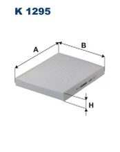 FILTRON K 1295 Filtras, salono oras