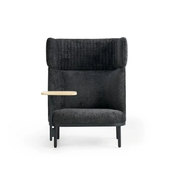 Sofa Caldera Single su staliuku, juoda