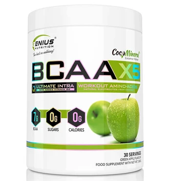Genius Nutrition BCAA-X5, Blue Raspberry, 360 g