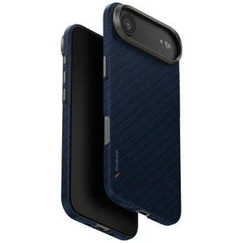 Dėklas UNIQ Keva EDGE do iPhone Air Magclick Charging mėlyna