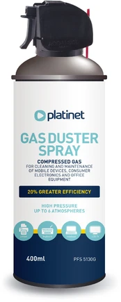 Platinet compressed air with trigger PFS5130G 400ml | 45084 kaina