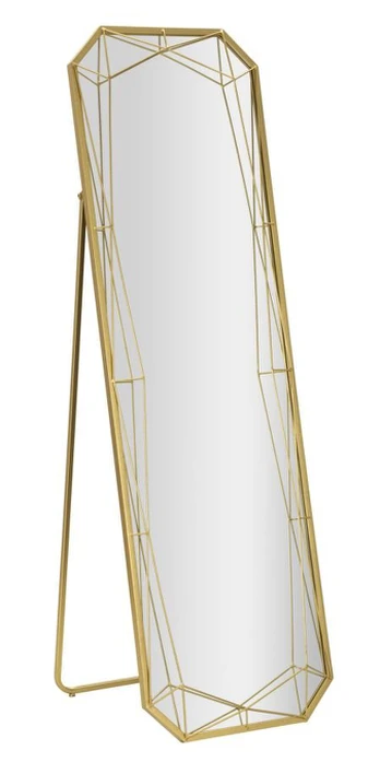 Pastatomas grindų veidrodis Gold, 46 × 153 × 2 cm