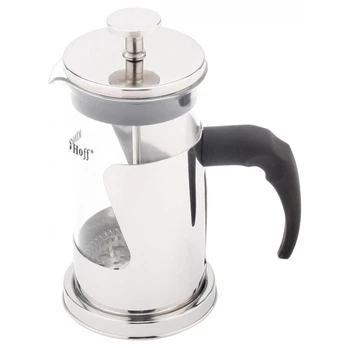 Kavinukas French Press King Hoff, 0.8 l, sidabro