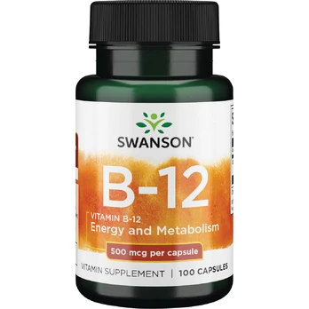 SWANSON Vitaminas B12 - 100 kaps.