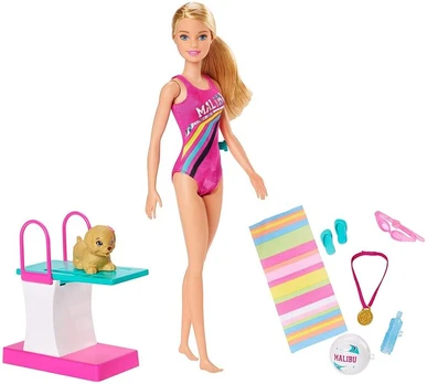 Lėlė Barbie plaukikė, GHK23
