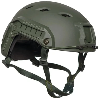 Airsoft šalmas Mil-Tec Paratrooper, Olive Žalias