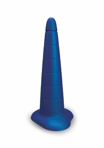 b-Vibe Anal Stretcher Training Cone Silicone 7.25'' Ribbed Black