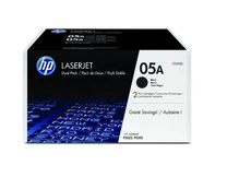 „HP CE505D No.05A Dual Pack Juodas“ kasetė (CE505D) kaina
