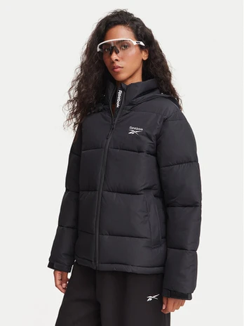 Reebok Žieminė striukė RCC00113 Juoda Regular Fit
