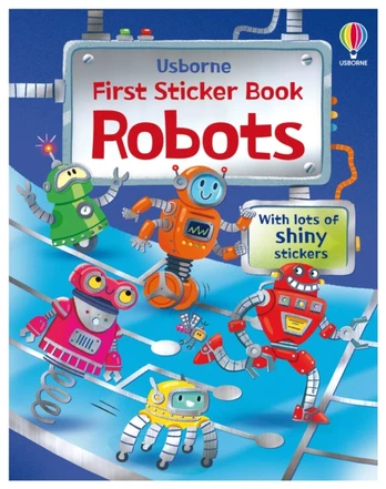 First Sticker Books Robots