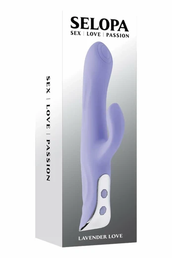 SELOPA Lavender Love Dual Motor Flexible Intimate Device 23.3cm Purple
